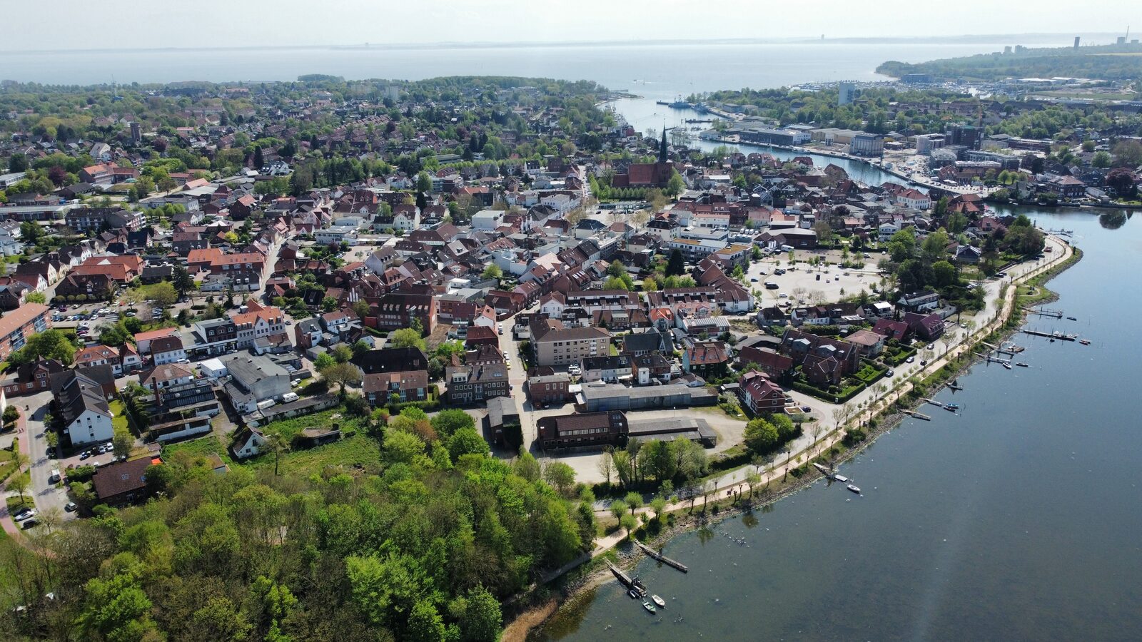 Luftaufnahme von Neustadt in Holstein